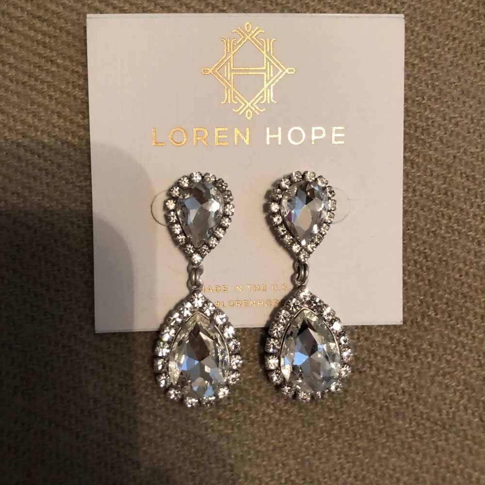 Loren Hope Abba Earrings Crystal